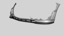 Mercedes C-Class W204 AMG C63 2007-2009 Frontsplitter Maxton Design